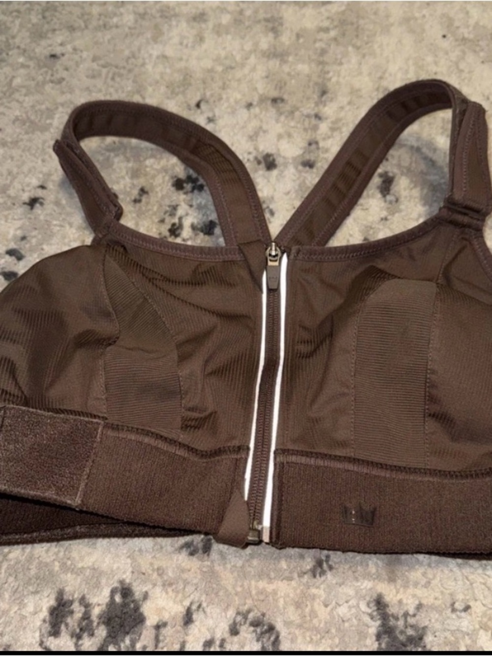 SHEFIT ultimate Sports Bra Luxs Athletic Top Brown Sz 2Luxe 42"-44" Bust 2XL